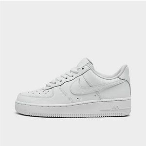 White Nike Air Force Ones